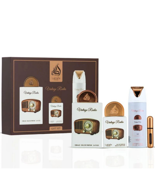 SET VINTAGE RADIO LATTAFA UNISEX