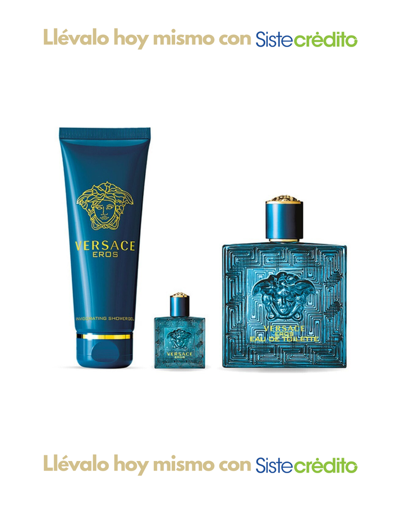 SET VERSACE EROS HOMBRE