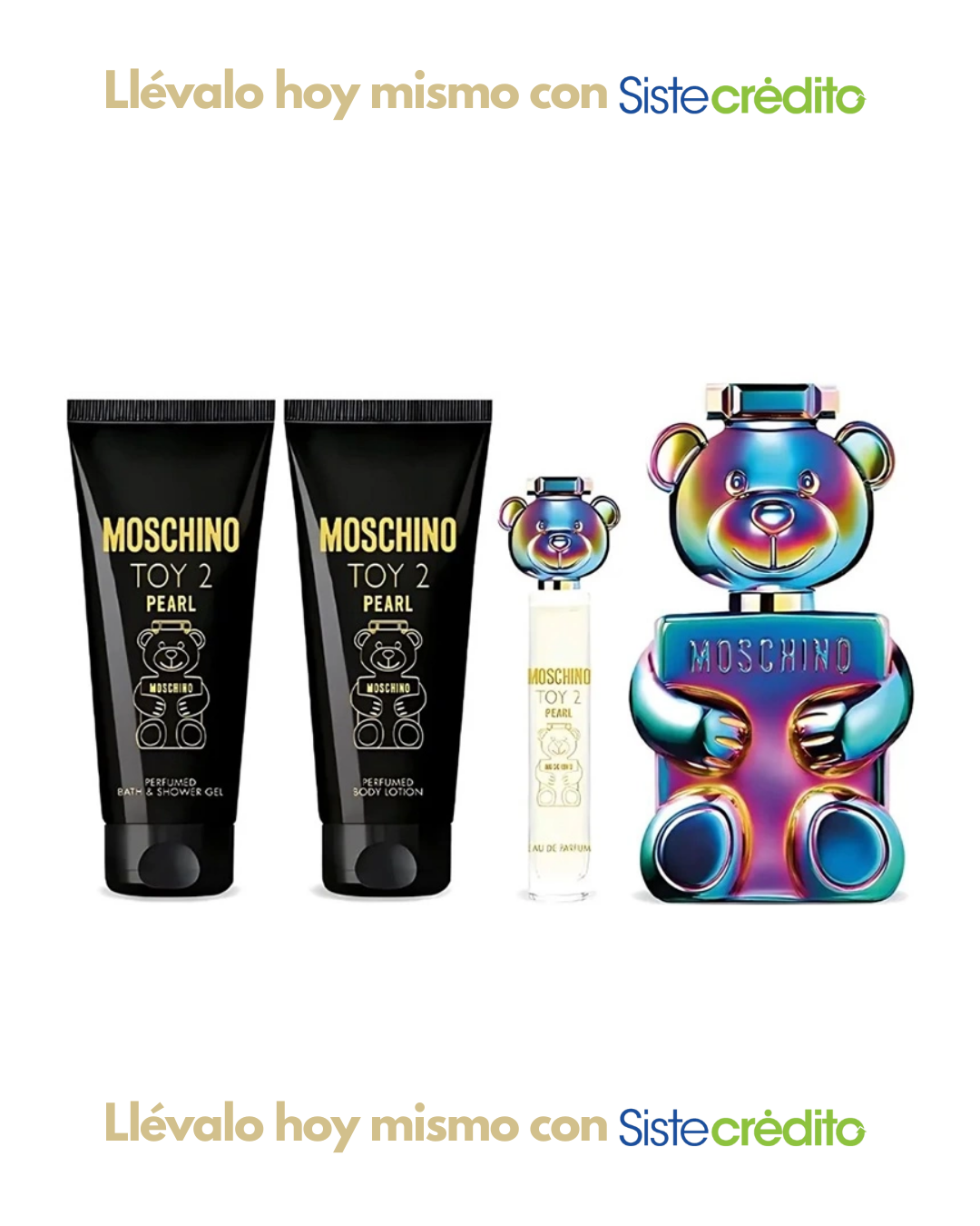SET MOSCHINO TOY 2 PEARL UNISEX