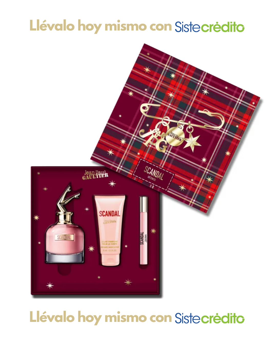 SET JEAN PAUL SCANDAL EDP DAMA EDICIÓN NAVIDAD
