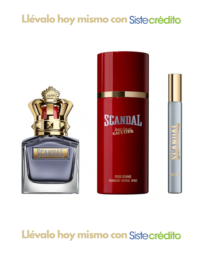 SET JEAN PAUL SCANDAL EDT HOMBRE EDICIÓN NAVIDAD