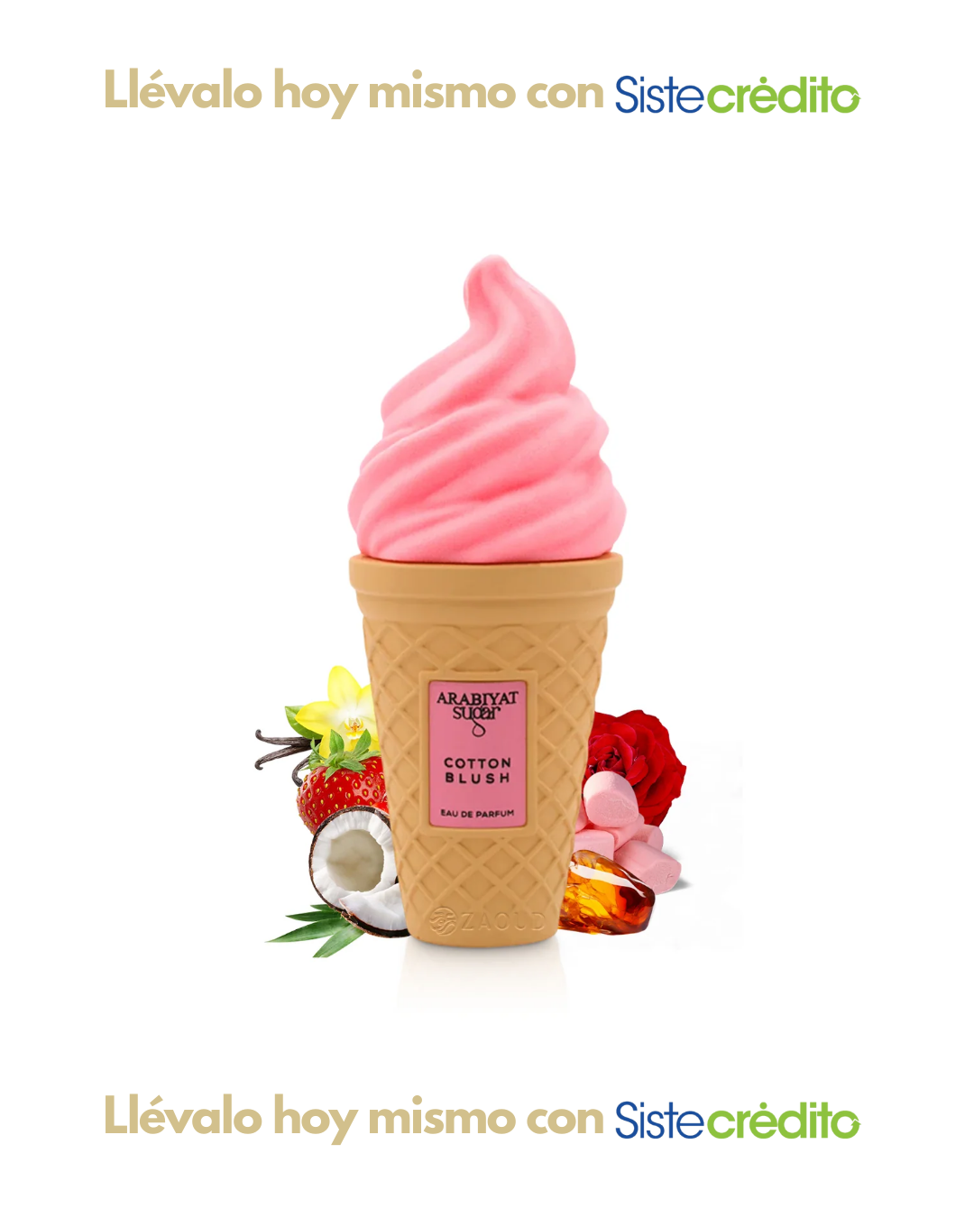 ARABIYAT SUGAR COTTON BLUSH DAMA