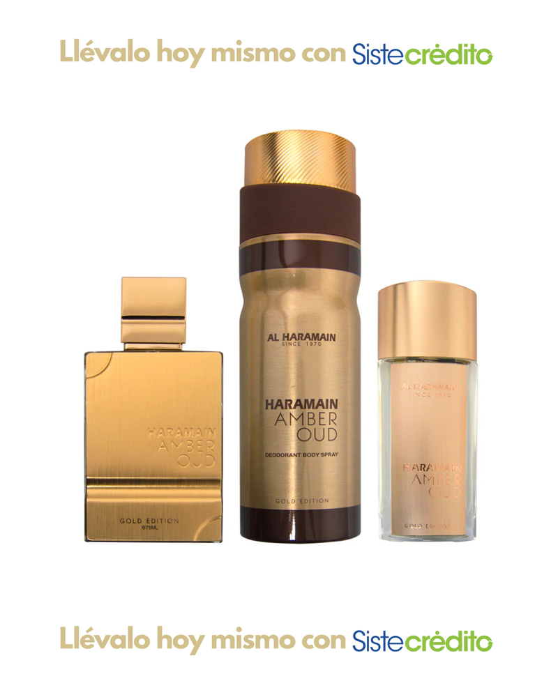 SET AL HARAMAIN AMBER OUD GOLD EDITION UNISEX