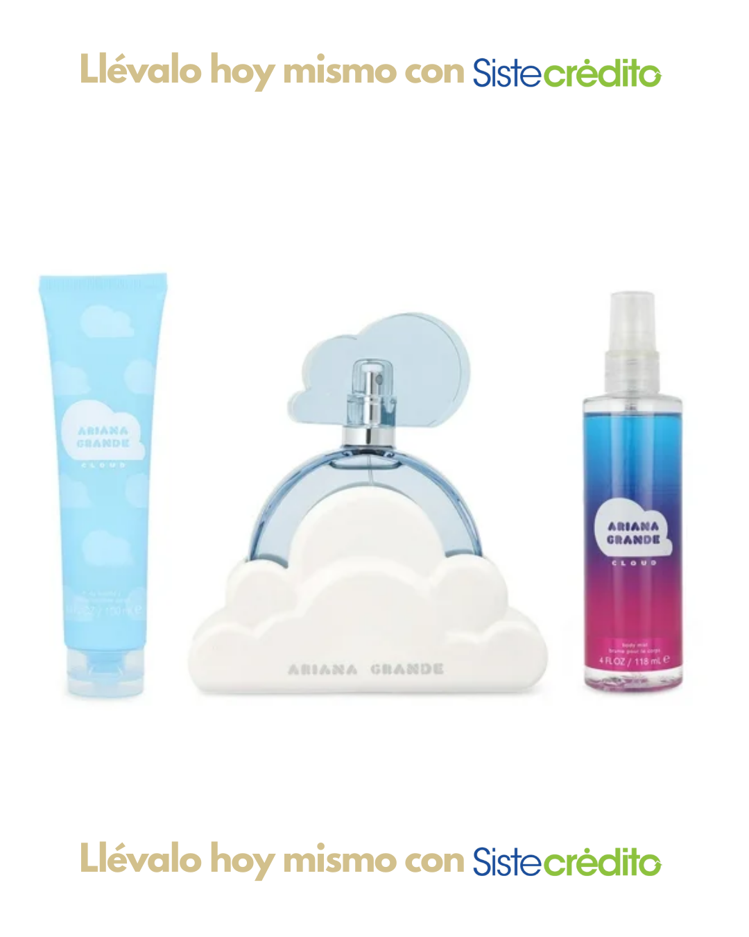 SET ARIANA GRANDE CLOUD DAMA
