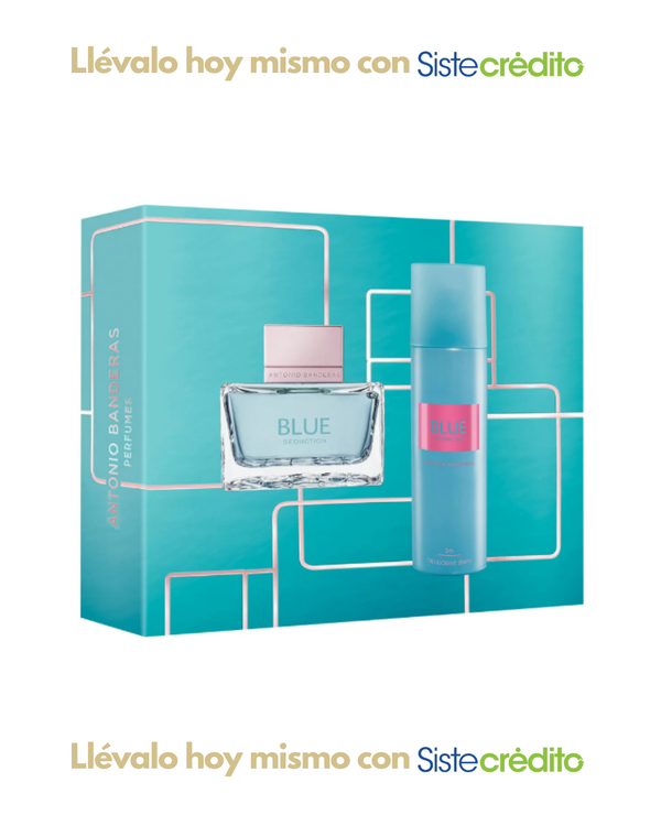 SET ANTONIO BANDERAS BLUE SEDUCTION DAMA
