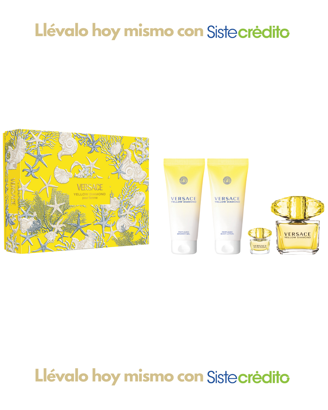 SET VERSACE YELLOW DIAMOND DAMA