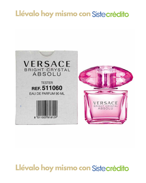 TESTER VERSACE BRIGHT CRYSTAL ABSOLU DAMA