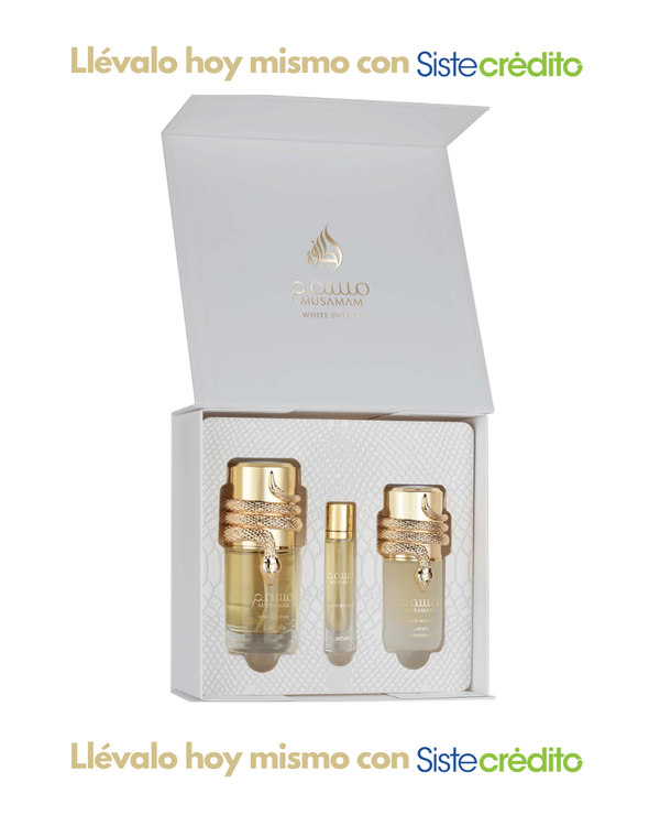 SET LATTAFA MUSAMAN WHITE INTENSE UNISEX