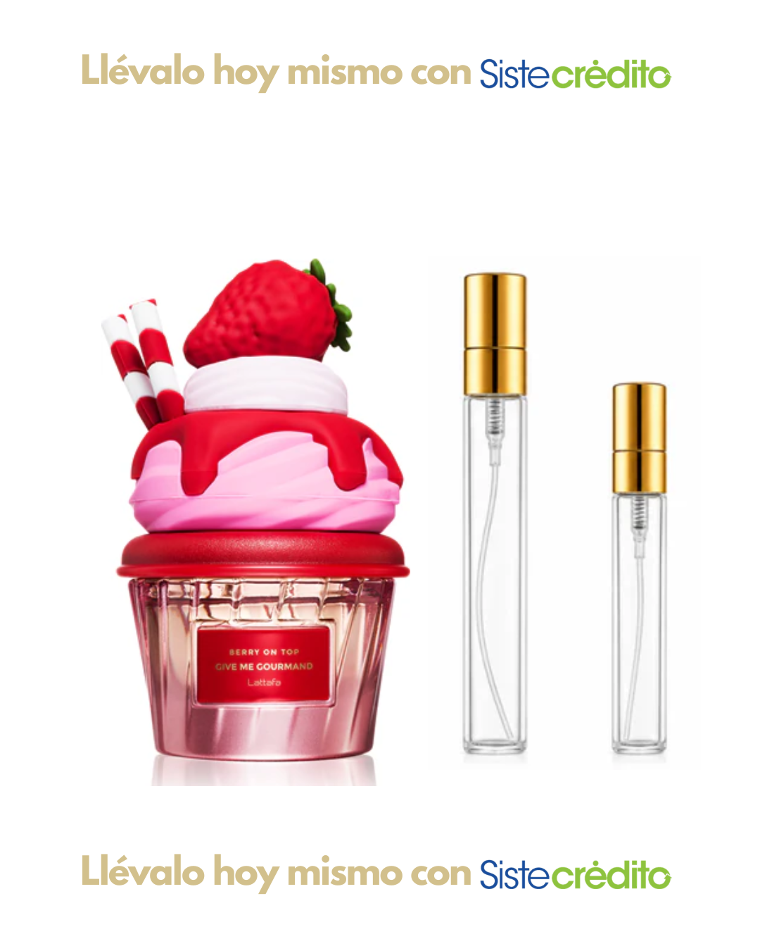 LATTAFA GIVE ME GOURMAND BERRY ON TOP DAMA