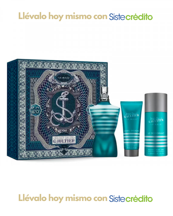 SET JEAN PAUL GAULTIER LE MALE EDT HOMBRE
