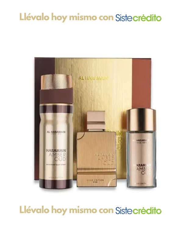 SET AL HARAMAIN AMBER OUD GOLD EDITION UNISEX