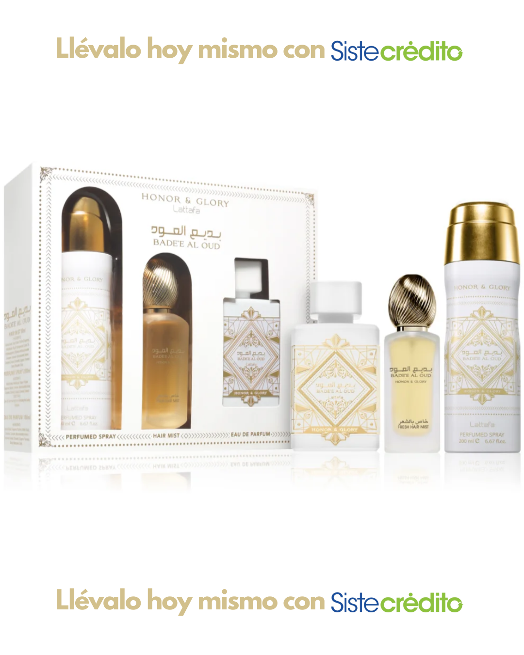 SET LATTAFA HONOR GLORY UNISEX